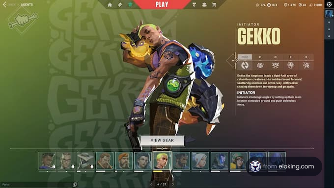 Agent buying screen